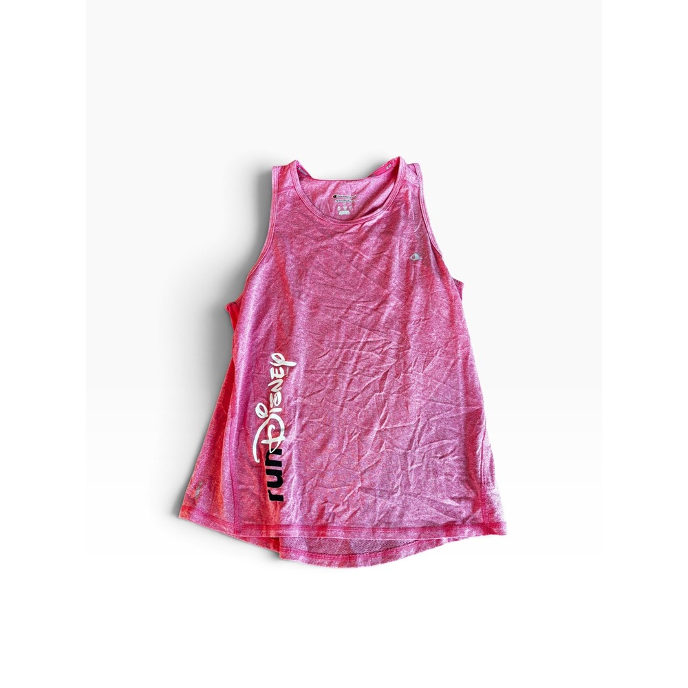 Champion RunDisney Tank Top Small Pink Every Mile is Magic Performance Tank